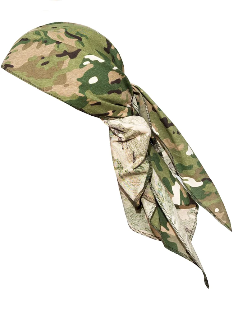 Bufanda de camuflaje Triangular rusa EMR, máscara de vendaje triangular multifuncional táctica para conducción al aire libre - imagen 4