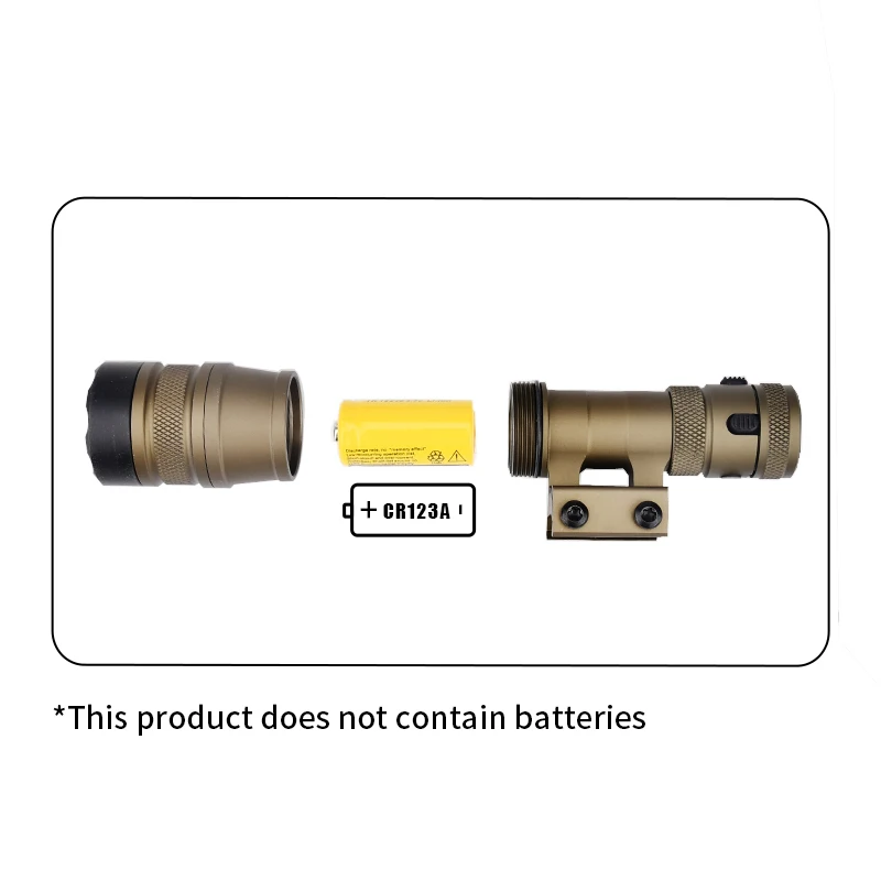 WADSN-microlinterna táctica con luz infrarroja para caza, accesorios para Airsoft, visión nocturna, versión infrarroja, Modelo CD Mark, 1,0 - imagen 2