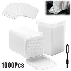 1000 parches de limpieza para armas de 2 pulgadas, sin pelusa, para pistolas y rifles, almohadillas de algodón con soporte para parches, paño de limpieza para armas
