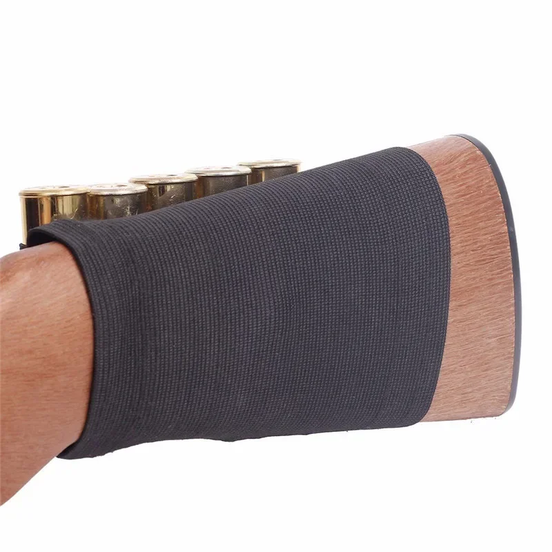 Bolsa para munición de caza y Rifle, bolsas tácticas para escopeta, cartuchos, soporte de carcasa, bolsa portadora de municiones de tela elástica - imagen 4