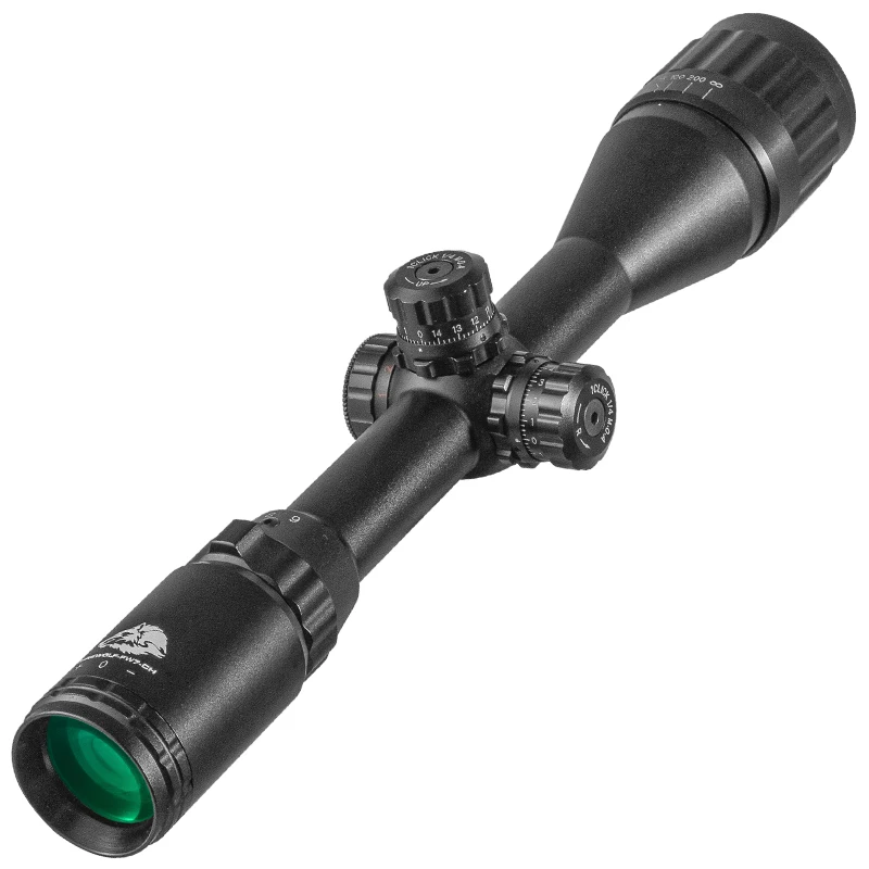FIRE WOLF 3-9X40 AOL Mil Dot retícula iluminada mira telescópica compacta torretas bloqueables óptica táctica alcance de distancia - imagen 3