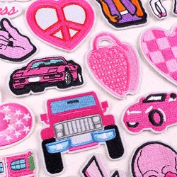Parche termoadhesivo rosa dibujos animados – Para coser o planchar