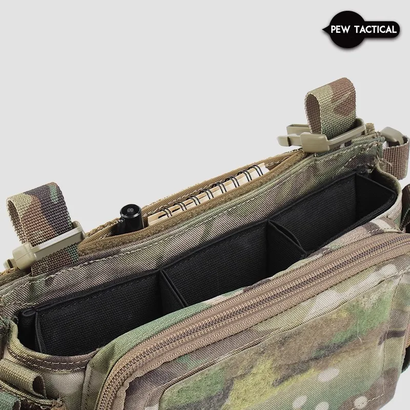 PEW TACTICAL D3CRM Chest Rig ADMIN SLEEVE Haley estilo estratégico Airsoft UA13 - imagen 4