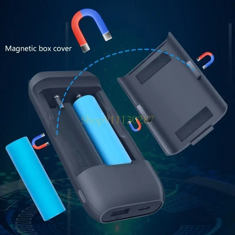 J1HC INTELIGENT CARACE CARGING BATYTER BATHYER para 18650 21700 18700 20700 Modelos - imagen 4