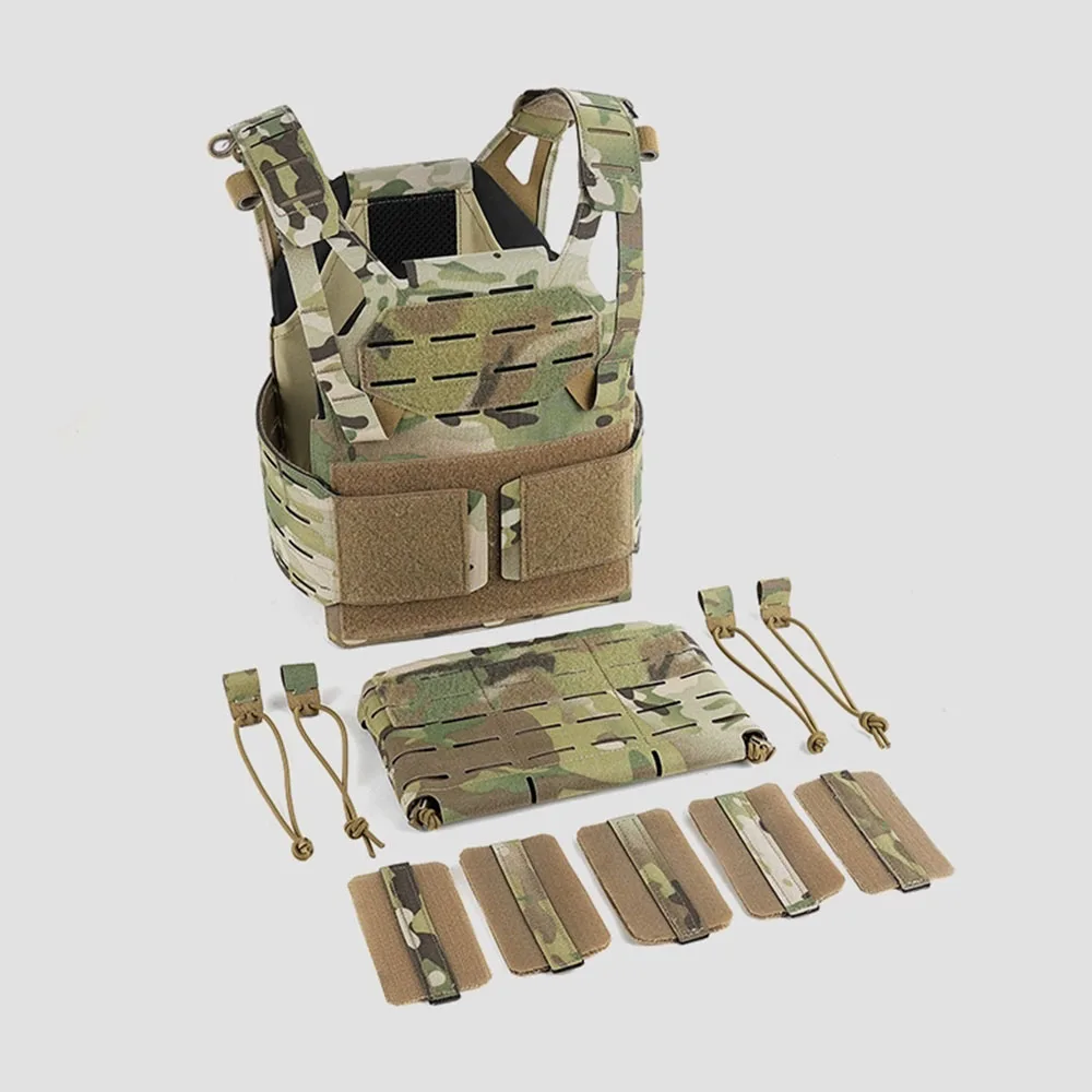 Chaleco táctico juvenil estilo LDPC, portador de placa Molle, chaleco de combate de caza, equipo de juego CS - imagen 4