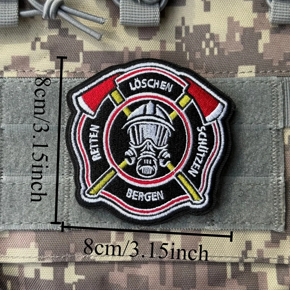 Parche táctico bordado de morale militar con velcro para ropa - imagen 3