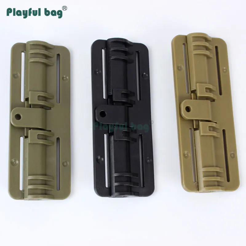 Tira de módulo MOLLE para chaleco táctico, hebilla de plástico, deslizador de liberación rápida, equipo deportivo de caza AQB125 - imagen 3