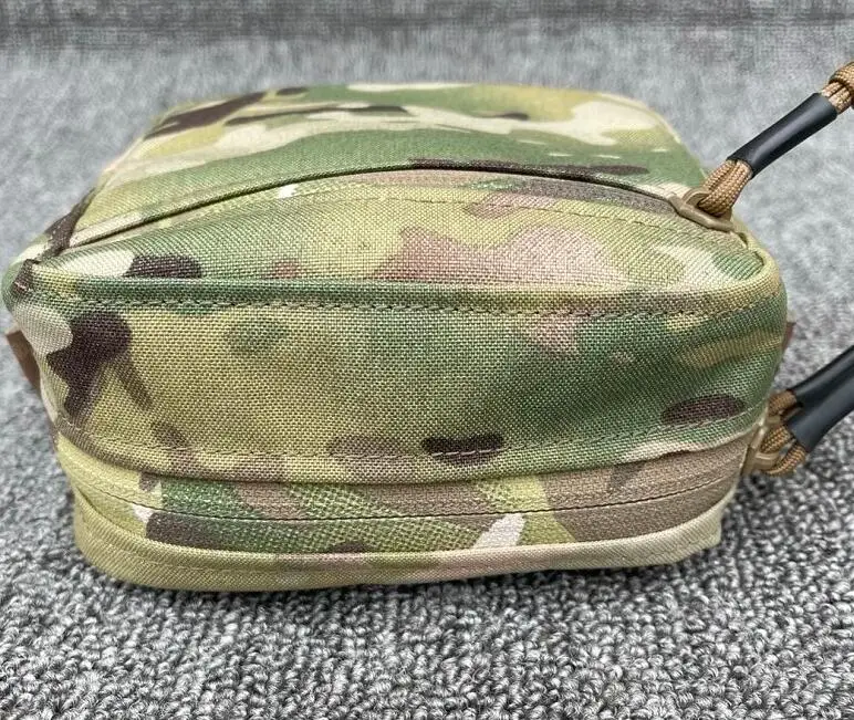 Chaleco táctico para deportes al aire libre 663, bolsa para artículos diversos, bolsa auxiliar multiusos de camuflaje MOLLE para exteriores - imagen 2