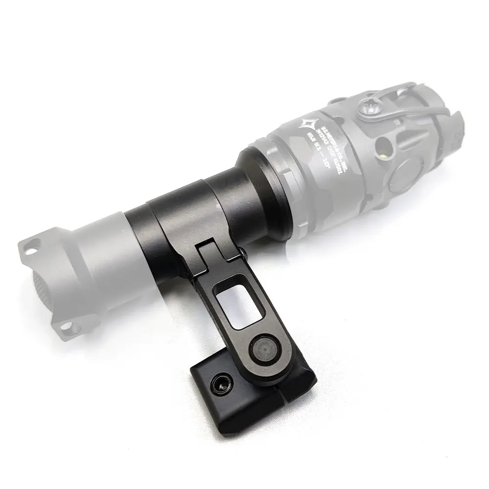 Soporte de casco de aluminio CNC SS MAX para caza, adaptador de montaje de luz de linterna táctica serie Wea-pon M300/M600 - imagen 3