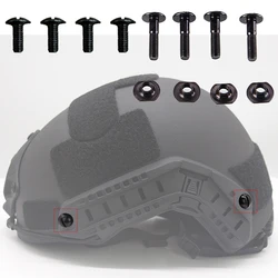 4 unids/set entrenamiento táctico casco MICH casco rápido tornillo Airsoft caza Paintball seguridad deportes accesorios deportivos