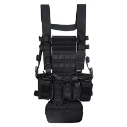 Radio Mag D3 - chaleco táctico MOLLE con bolsa de aparejo de pecho