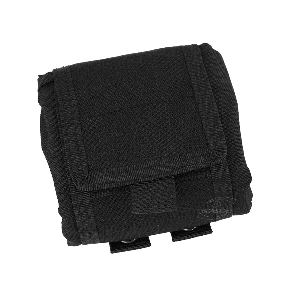 Bolsa táctica enrollable para colgar revistas, Mini bolsa plegable de almacenamiento de combate, bolsillo en la cintura EDC, para deportes al aire libre y caza - imagen 3