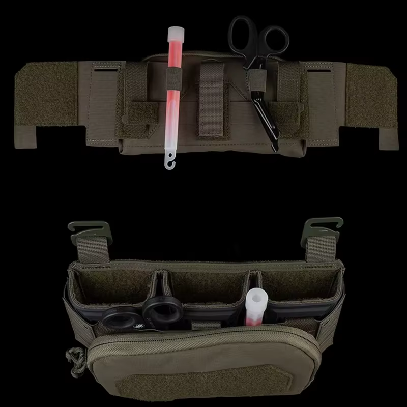 Bolsa táctica triple porta-cargadores MOLLE multicalibre - imagen 4