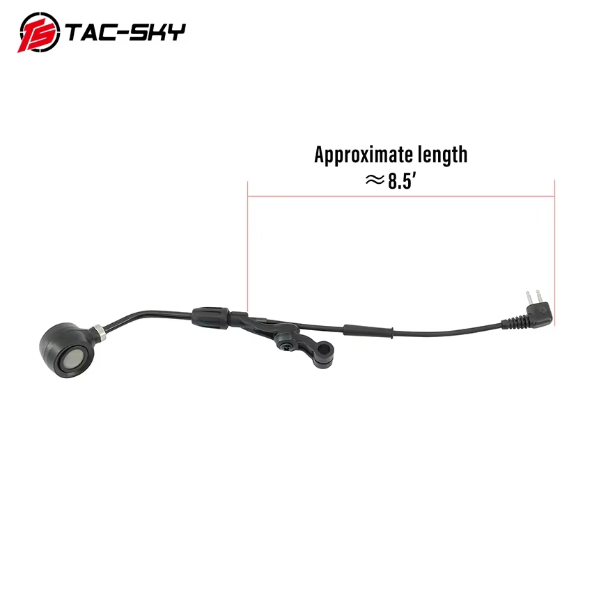 TAC-SKY COM Auriculares tácticos Accesorio de micrófono Compatible con PELTO COMTA Series Auriculares Airsoft Shooting Hunting Headset - imagen 4