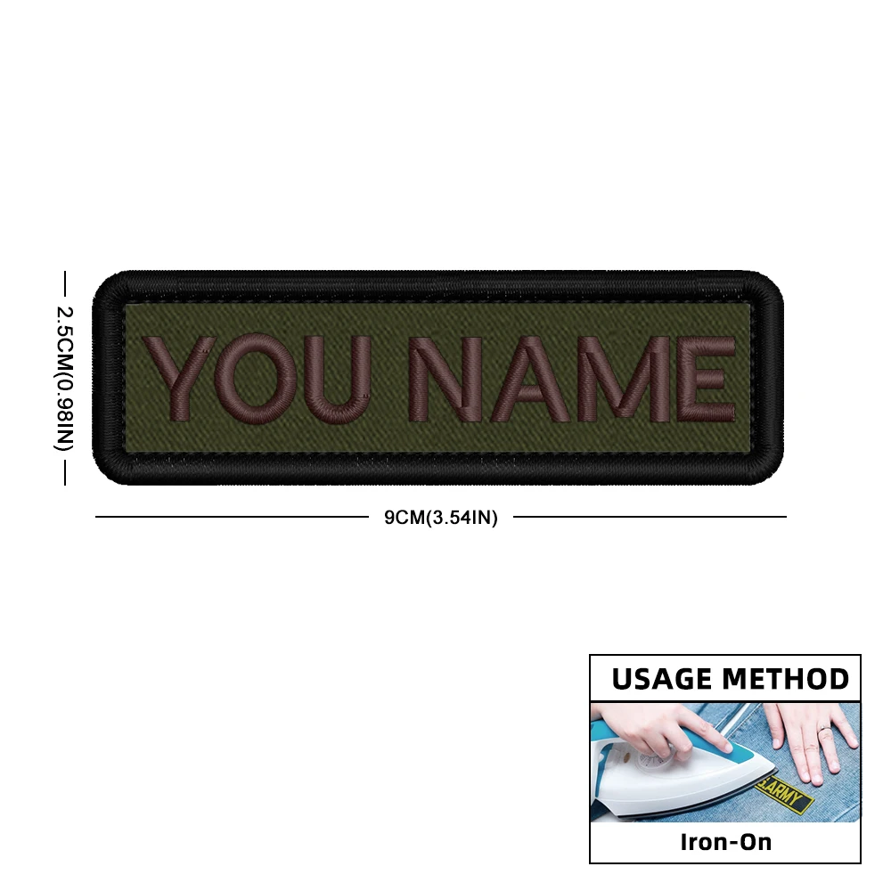 Khaki-Iron on