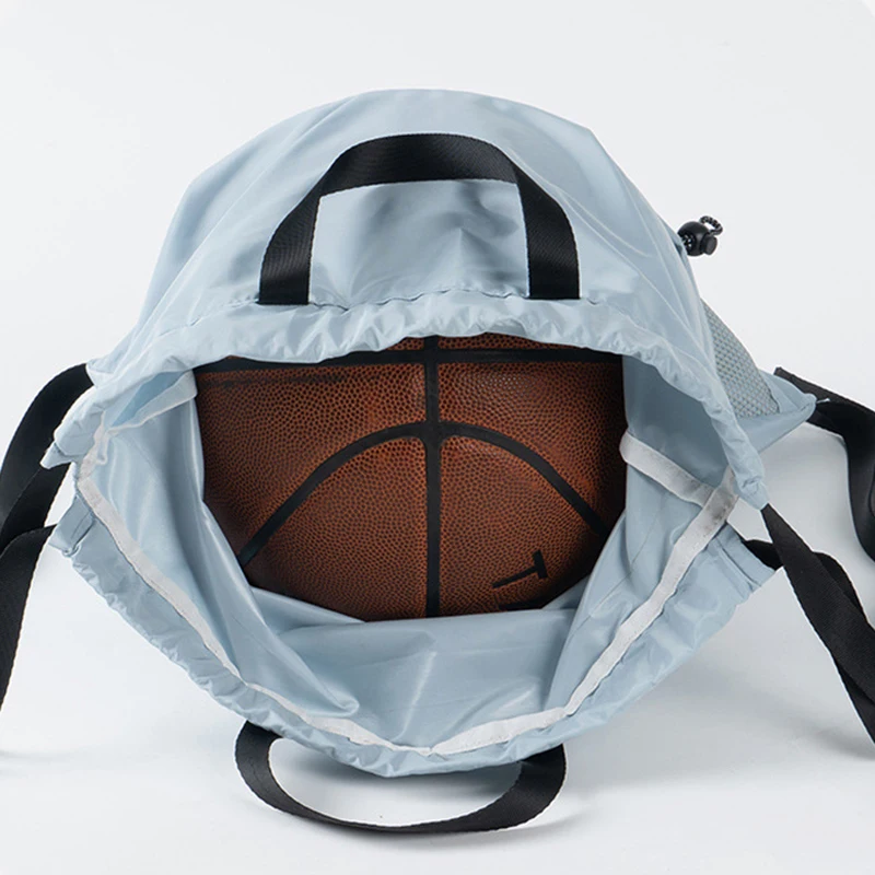 Mochilas de malla con cordón para nadar, organizador de transporte de baloncesto seco y húmedo con paquete de zapatos, mochila para acampar al aire libre, escalar y senderismo - imagen 4