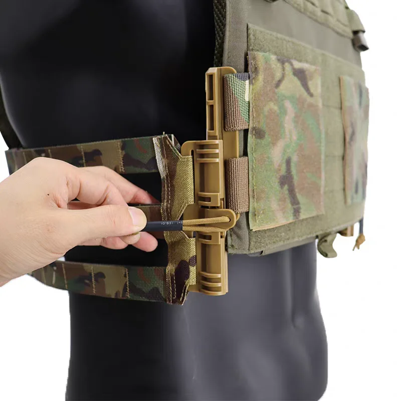 Correa para el vientre de liberación rápida para JPC Cpc 6094 420 Ncpc Xpc chaleco táctico circunferencia lateral Triple de liberación rápida