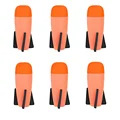6pcs Orange