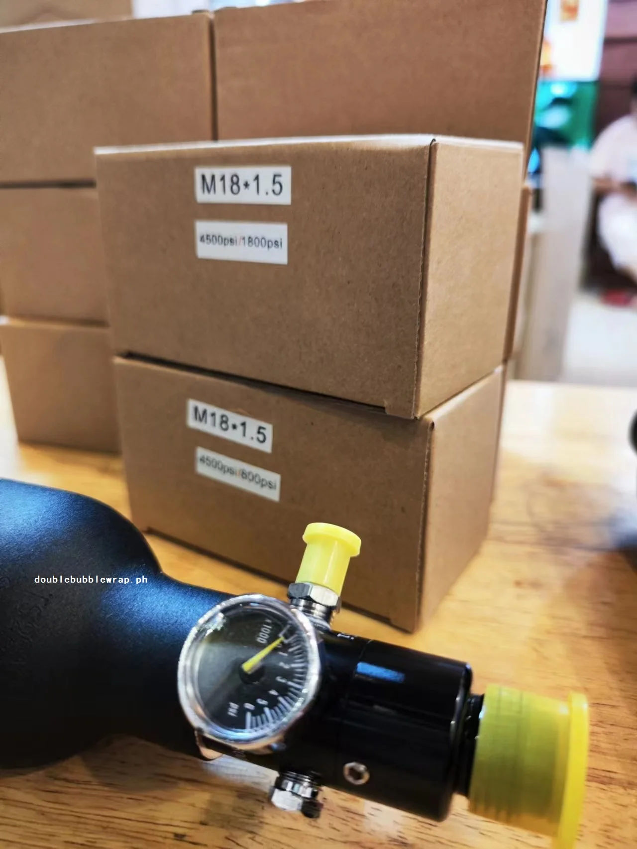 Botella de aluminio de fondo redondo, rosca M18 * 1,5, 4500 PSI, cilindro de tanque, planta de acuario de buceo, tanque de CO2, tanque de oxígeno de buceo - imagen 3