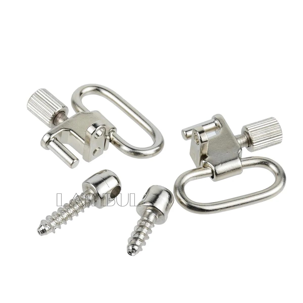 Correa táctica QD de acero inoxidable de 1/1, 25/1,35 pulgadas, hilo de anillo, eslinga desmontable rápida, Rifle giratorio, juego de guerra Airsoft, deportes al aire libre - imagen 2