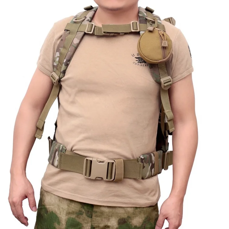 Riñonera táctica EDC portátil, monedero Molle, soporte para llaves, riñonera para auriculares, bolsa de nailon para acampar y cazar - imagen 5