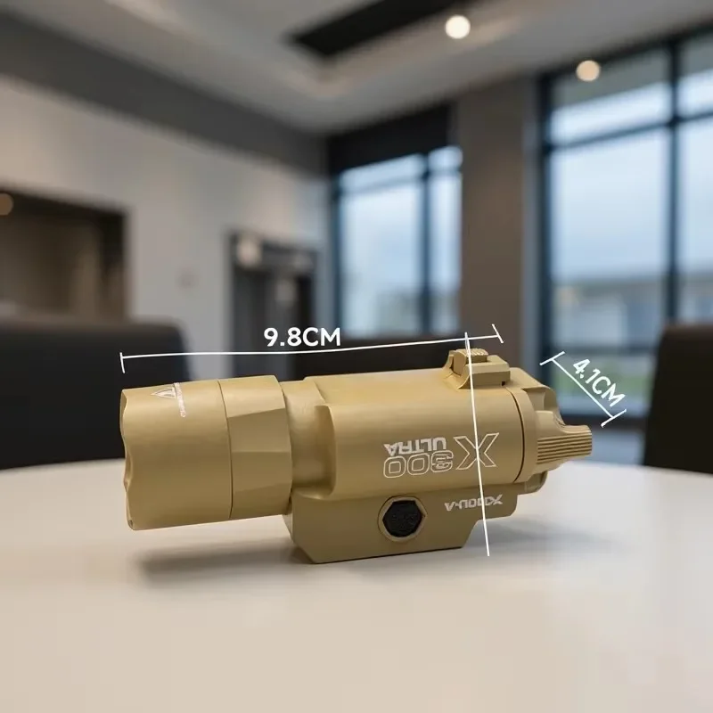 Surefir X300U Luz de explorador para pistola, linterna estroboscópica para Rifle, compatible con riel de 20mm, linterna colgante para Airsoft, caza