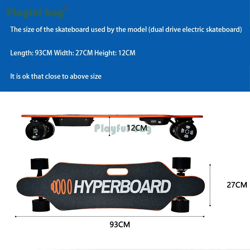 Funda para monopatín profesional, cubierta para monopatín eléctrico de cuatro ruedas, bolsa de transporte para exteriores AMB189 - imagen 5