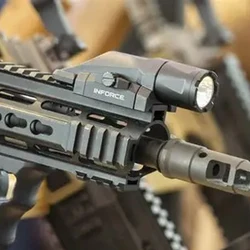 Linterna Táctica INFORCE WML APL, Larga y Corta, de Nailon, para Rifle, Pistola, Luz LED Estroboscópica, Compatible con Riel de 20 mm, Armas de Airsoft, Linterna de Caza