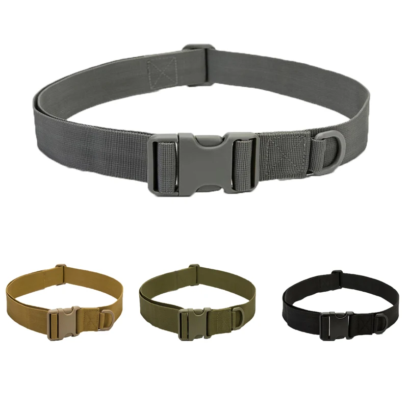 Cinturón táctico ajustable para hombre, hebilla de bolsa táctica, pretina de rescate militar, útil, cinturón deportivo en múltiples bolsillos, accesorios