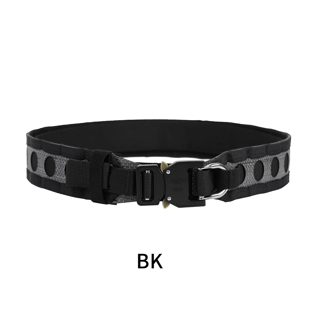 Cinturón táctico Bison, cinturones MOLLE, aparejo de liberación rápida, cinturón resistente Airsoft interior y exterior, equipo de combate de nailon, accesorio de caza - imagen 4