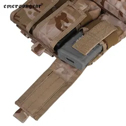 Emersongear Juego bolsas MOLLE panel trasero asalto táctico portador