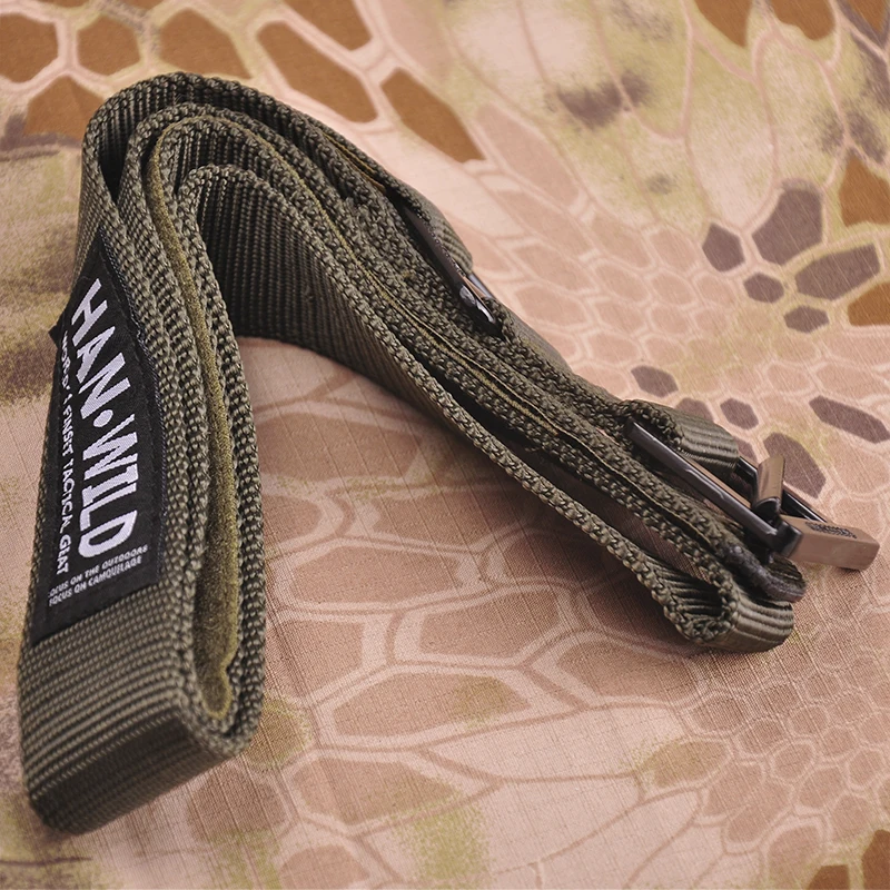 HAN WILD-cinturones de correas de nailon para hombre, cinturón táctico de tela informal de lona, accesorios de alta calidad, correa de cintura para exteriores - imagen 5