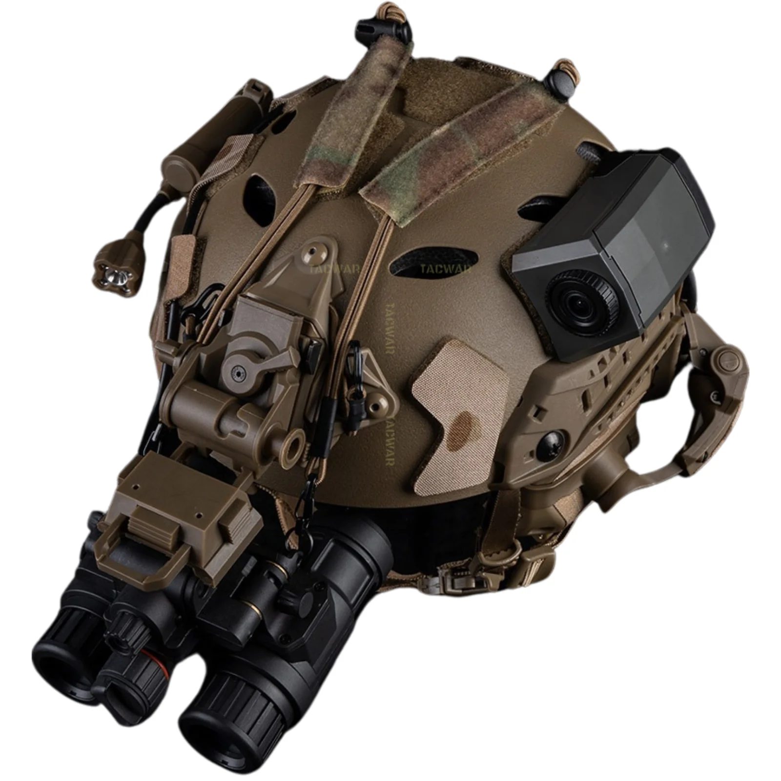 Cordón táctico NVG elástico de retención para casco PVS14 - imagen 2