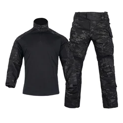 Uniforme táctico camuflaje avanzado con muchos bolsillos