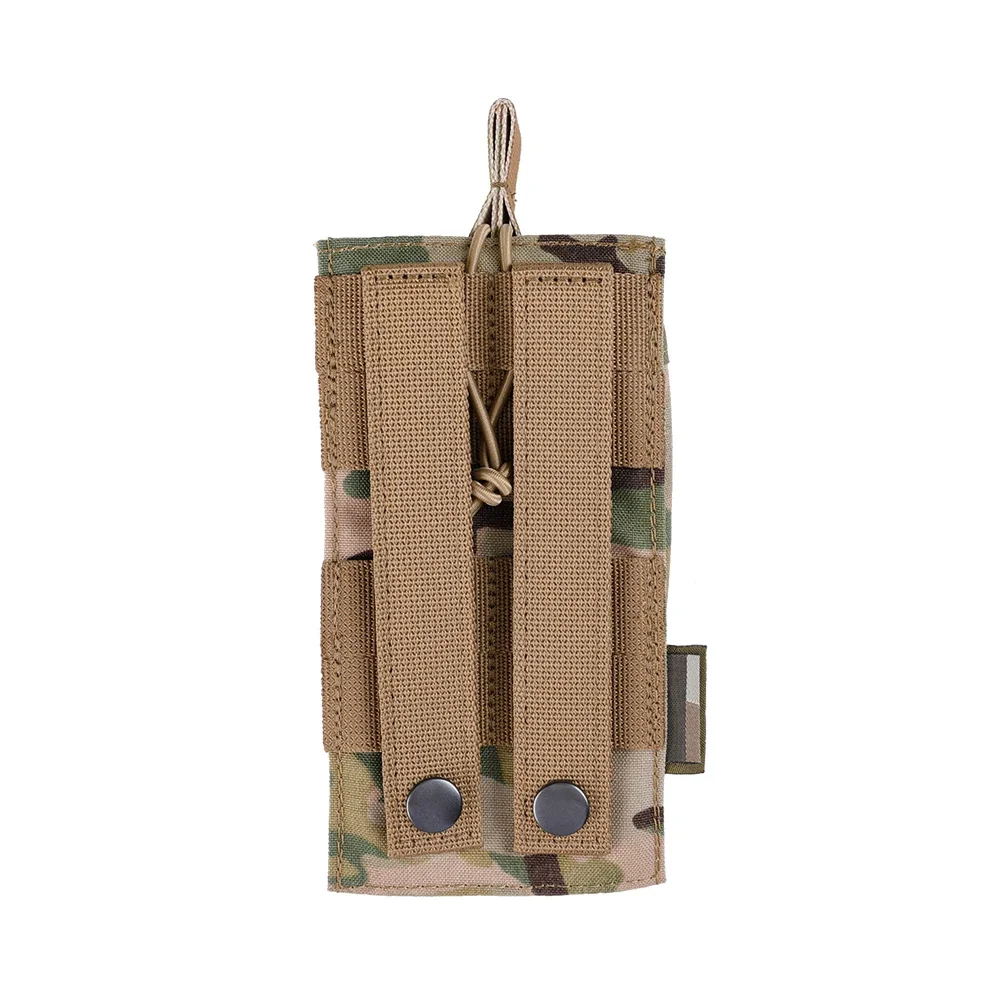 Bolsa táctica individual para revistas AK AR M4 AR15, bolsa para Rifle Mag, caza, tiro, Airsoft, Paintball, bolsas para revistas, bolsas abiertas - imagen 5
