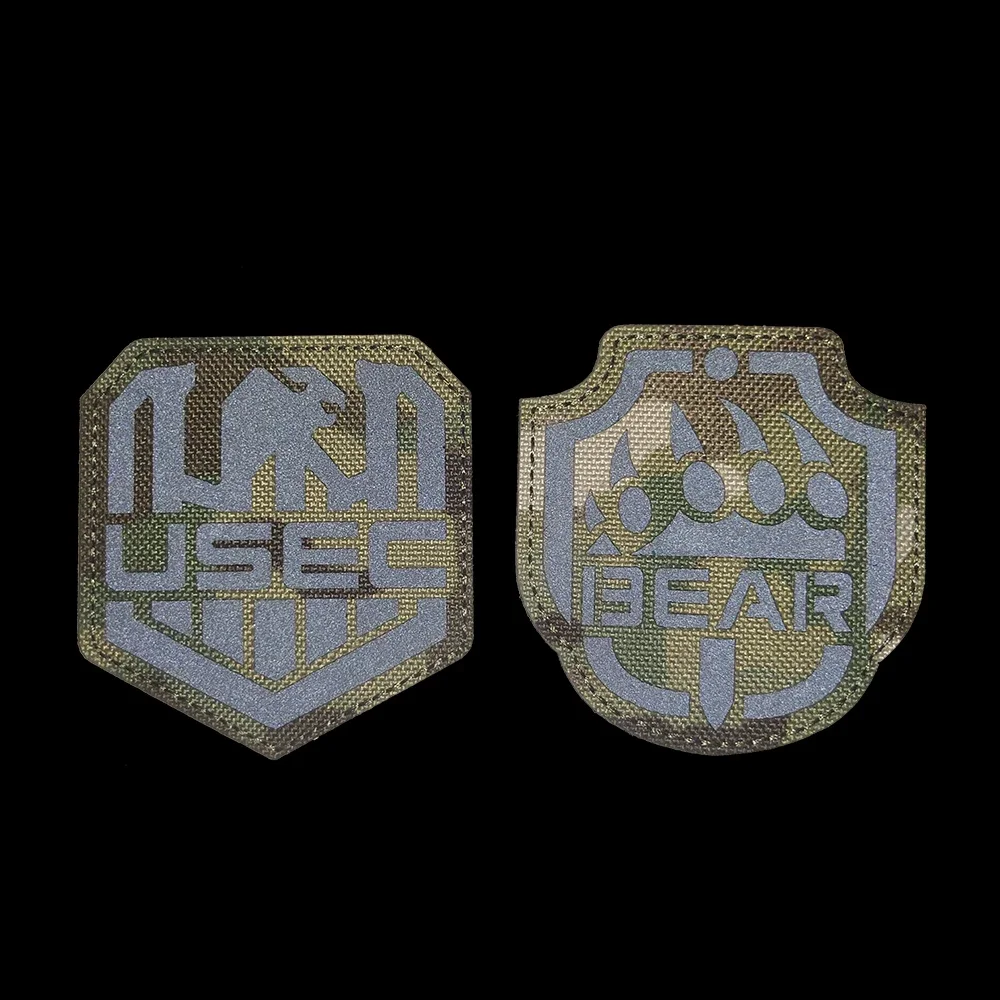 Parche de PVC de Escape de Tarkov IR para mochila, pegatinas tácticas, parches bordados para ropa, insignias de moral de oso utec, gancho y bucle - imagen 4