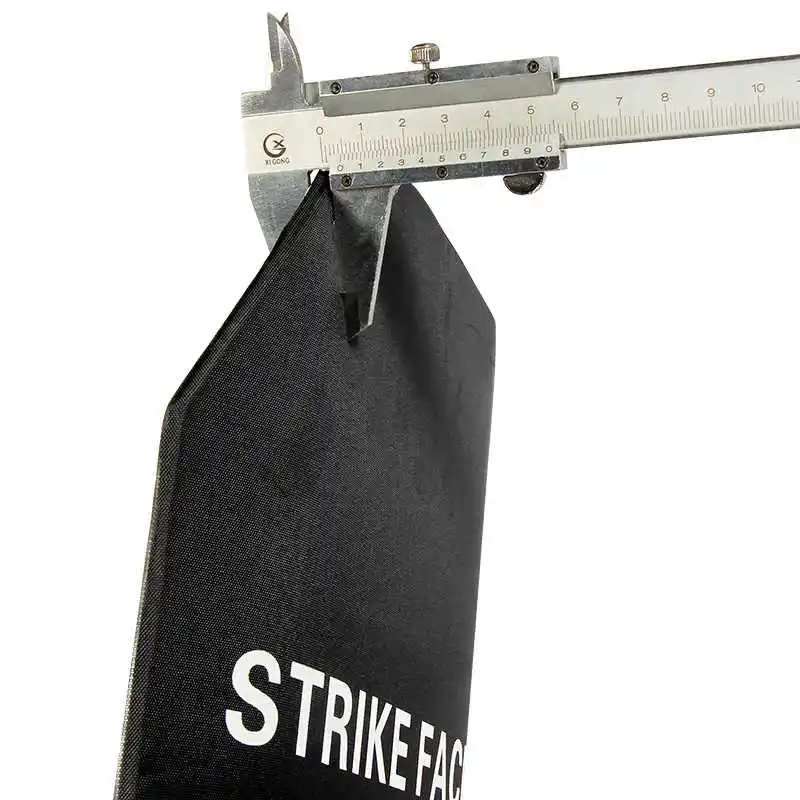 Placa de inserción anticorte y antipuñaladas para chaleco táctico, hecha de entrenamiento de pesas con deflector de acero de alta resistencia - imagen 5