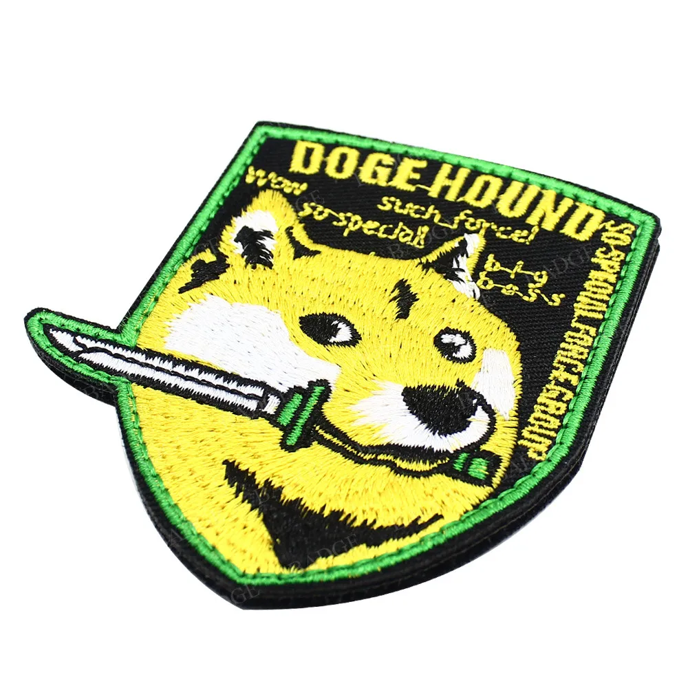 FOXHOUND DOGE HOUND parche, equipo de Metal, insignia de fuerza, Grupo Especial, mochila, chaqueta - imagen 2