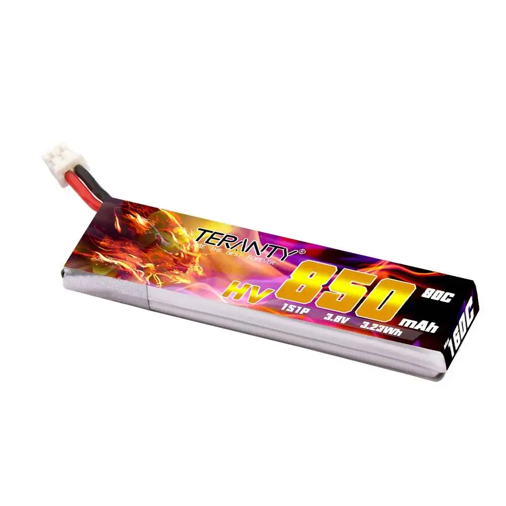 Batería LiPo TERANTY 1S 850mAh HV Tinyhawk FPV - imagen 3