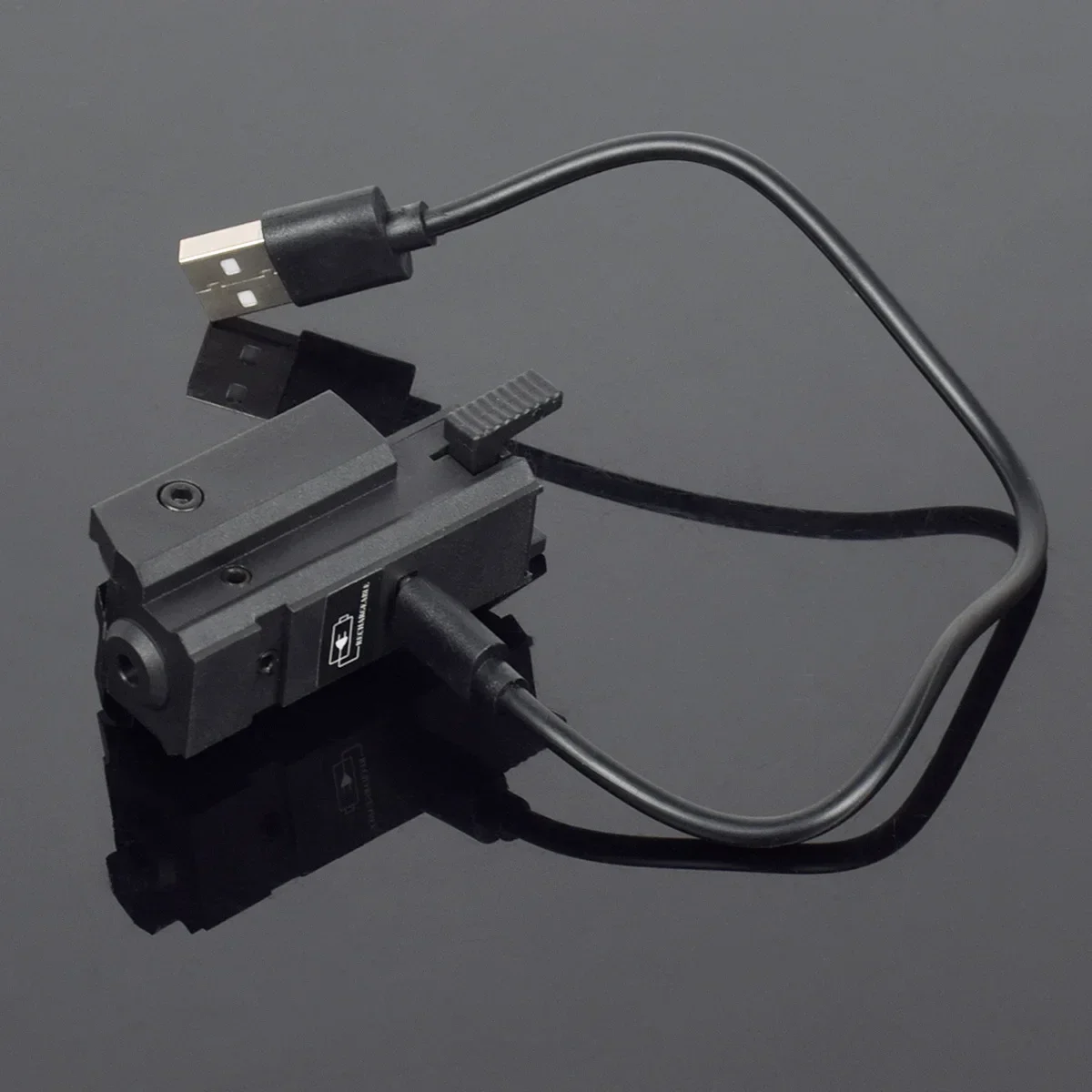 Láser táctico de carga USB, mira de punto rojo y verde, pistola de caza, pistola de mano Glock 17 19, Láser de potencia portátil recargable, 11mm, 20mm - imagen 2