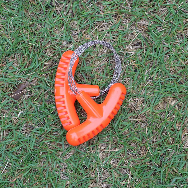 Mini Sierra de bolsillo con mango de PP para exteriores, sierra de alambre de acero inoxidable para acampar - imagen 4