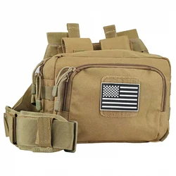 Bolsa MOLLE para senderismo y ciclismo con doble cremallera