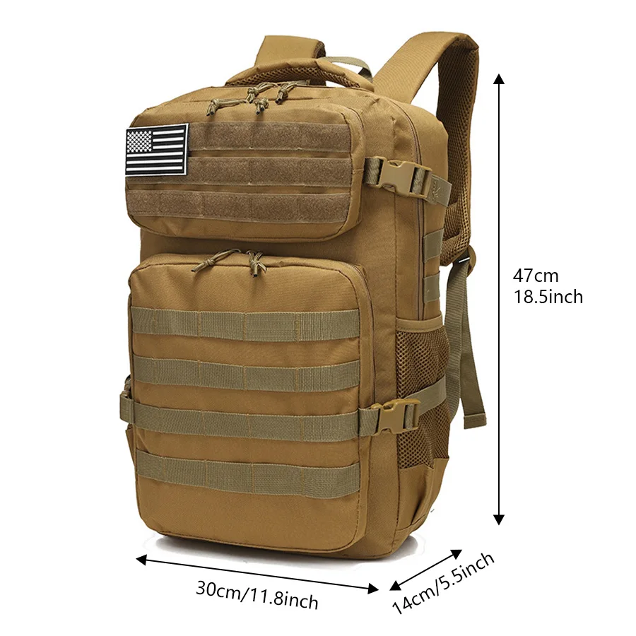 Bolsa de senderismo al aire libre, mochila de entrenamiento de camuflaje para ciclismo, equipo de senderismo, mochila nueva para acampar - imagen 4