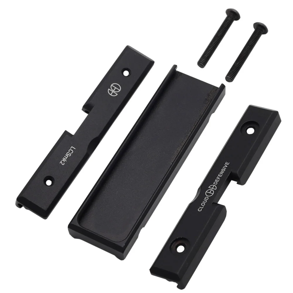 Panel de bolsillo de riel Picatinny de aluminio táctico CNC, montaje de interruptor remoto para linterna, PEQ15, interruptor de almohadilla de presión de gran tamaño - imagen 4