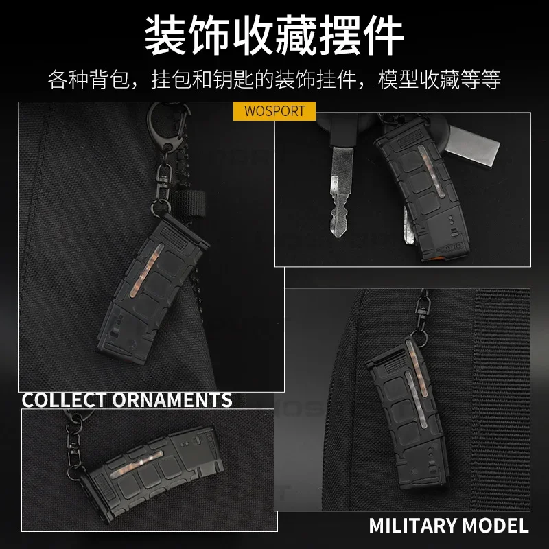WOSPORT-llavero de modelo táctico MPMAG, colección de engranajes, mochila decorativa, adorno de encanto - imagen 5