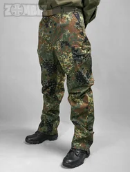 Pantalón táctico de combate alemán con múltiples bolsillos
