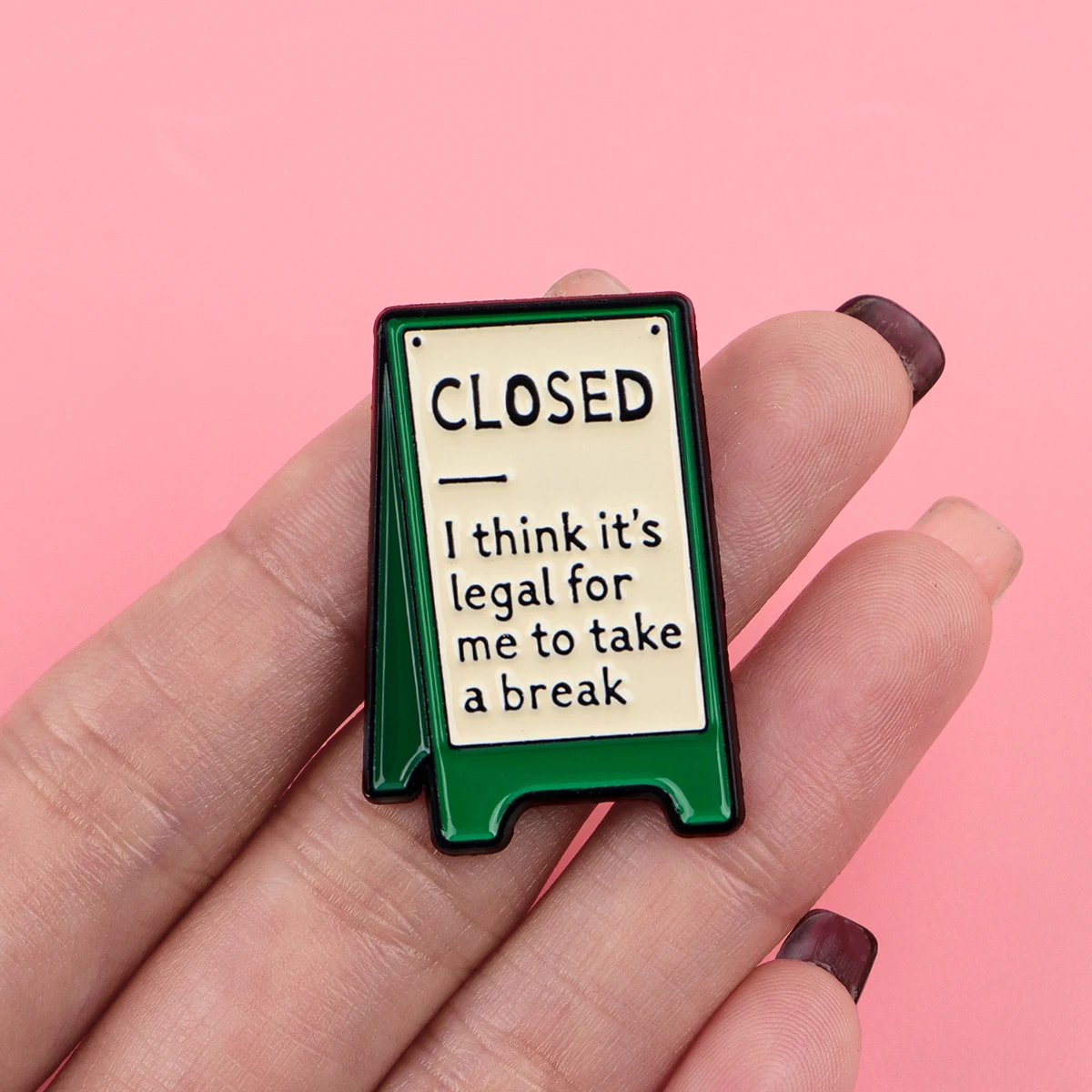 Pin de esmalte broche sarcástico para sombrero, frase divertida - imagen 5