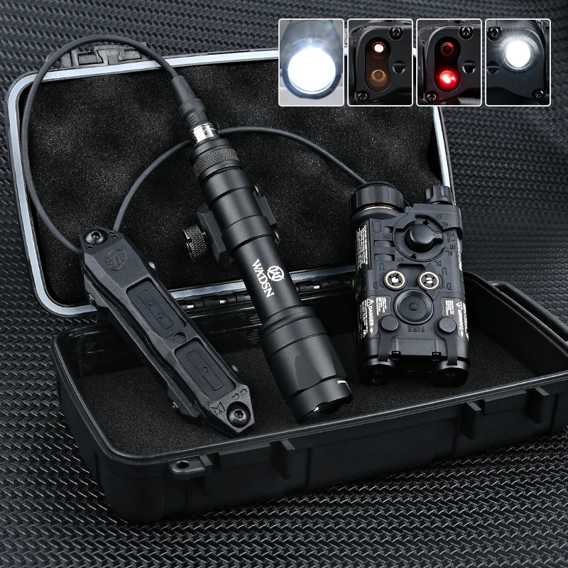 Luz láser táctica WADSN NGAL L3 M600 M600C linterna interruptor de extensión de doble control Airsoft caza Combo conjunto de equipo - imagen 2
