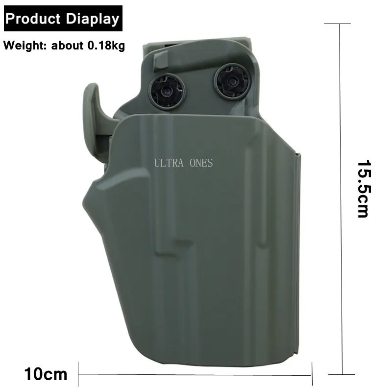 Pistolera táctica de tiro, pistolera de mano derecha, pistolera de cintura, juego de guerra, Paintball, Airsoft, fundas de cinturón - imagen 3