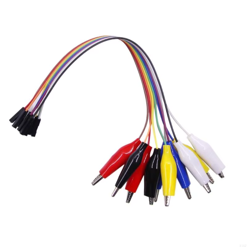 Cable de prueba con pinza cocodrilo y conectores banana circuito - imagen 4